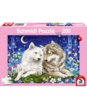 Παζλ Schmidt 200 κομμάτια - Αφράτοι φίλοι λύκοι